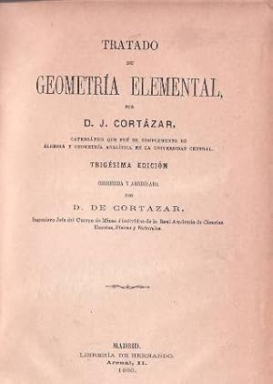 Imagen del vendedor de Tratado de geometra elemental. a la venta por Librera y Editorial Renacimiento, S.A.