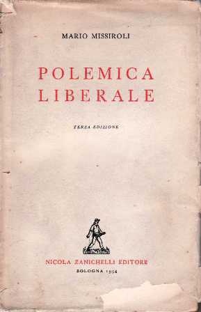 Seller image for Polemica liberale. for sale by Librera y Editorial Renacimiento, S.A.