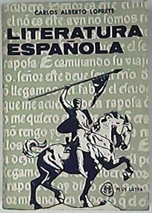 Bild des Verkufers fr Literatura espaola (Historia y antologa). zum Verkauf von Librera y Editorial Renacimiento, S.A.