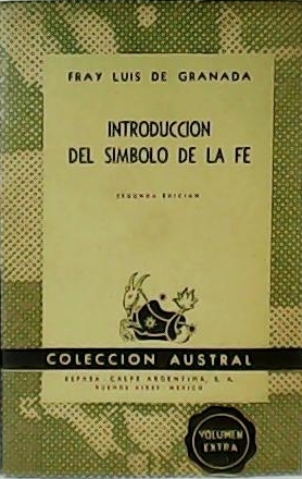 Imagen del vendedor de Introduccin al smbolo de la fe (Parte que trata de la creacin del mundo). a la venta por Librera y Editorial Renacimiento, S.A.