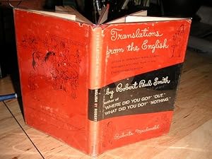 Image du vendeur pour Translations from the English mis en vente par The Vintage BookStore