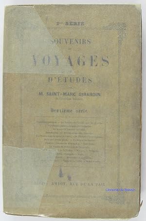 Imagen del vendedor de Souvenirs de voyages et d'tudes Deuxime srie a la venta por Librairie du Bassin