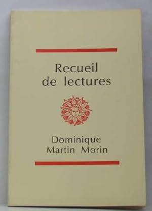 Seller image for Recueil de lectures for sale by crealivres