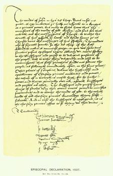 Episcopal Declaration, 1537; "Declaration of Archbishop Cranmer and seven other English bishops, ...