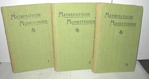 Mathematische Mussestunden Band I - III (Eine Sammlung von Geduldspielen, Kunststücken und Unterh...