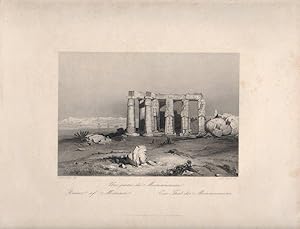 Une partie du Memmnonium. Ruins of Memnon. Ein Theil des Memmnoniums. Verlag d.Englischen Kunstan...