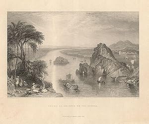 Scene at Colgong on the Ganges.