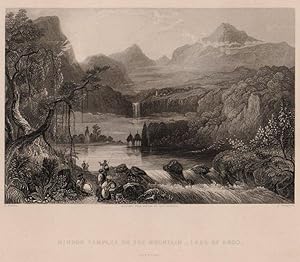 Hindoo Temples on the Mountain-Lake of Aboo, Guzerat. Fisher, Son & Co. London & Paris, 1838.
