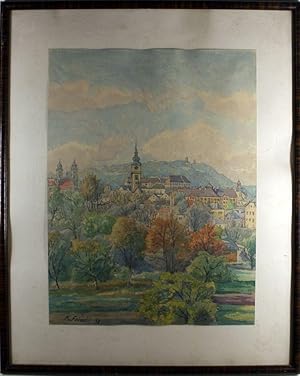 Seller image for Herbstmorgen - Ausblick aus meinem Fenster for sale by Antiquariat Gallus / Dr. P. Adelsberger