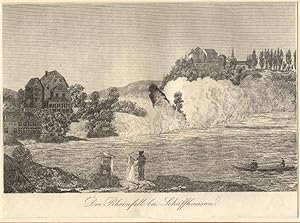 Der Rheinfall bei Schaffhausen.