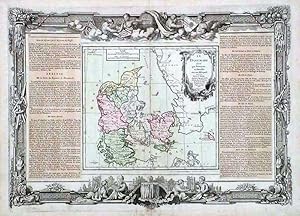 Le Danemark divisé par Provinces et Diocèses sous une Metropole.