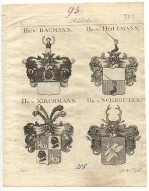 Hn. v. Baumann. - Hn. v. Hoffmann. - Hn. v. Kirchmann. - Hn. v. Schroeter.