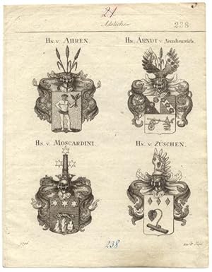 Hn. v. Ahren. - Hn. Arndt v. Aerndtenreich. - Hn. v. Moscardini. - Hn. v. Züschen.