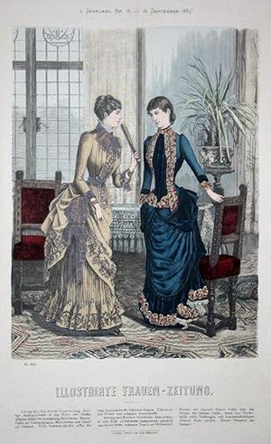 Seller image for Illustrirte Frauen-Zeitung. X. Jahrgang, Nr. 18. - 16. September 1883. Pl. 552. for sale by Antiquariat Gallus / Dr. P. Adelsberger