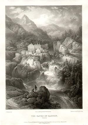 Seller image for The Baths of Gastein, Tyrol. # 1 From a Sketch by Honble. Mrs. Fortescue. for sale by Antiquariat Gallus / Dr. P. Adelsberger