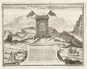 Seller image for Monument am Brenner zwischen Gries und Lueg in Tyrol. for sale by Antiquariat Gallus / Dr. P. Adelsberger