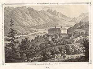 Seller image for Ansicht des Schlosses Ambras in Tirol. for sale by Antiquariat Gallus / Dr. P. Adelsberger