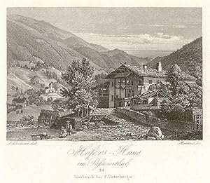 Seller image for Hofers - Haus im Passeierthal. #34. Innsburck bei F. Unterberger. for sale by Antiquariat Gallus / Dr. P. Adelsberger