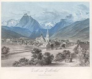 Seller image for Zell im Zillerthal. # 36 Innsbruck, bei F. Unterberger. for sale by Antiquariat Gallus / Dr. P. Adelsberger