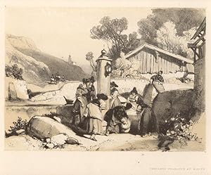 Seller image for Tyrolese Peasants at Maltz. for sale by Antiquariat Gallus / Dr. P. Adelsberger