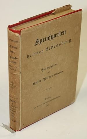 Seller image for Spruchperlen heitrer Lebenskunst. for sale by Antiquariat Gallus / Dr. P. Adelsberger