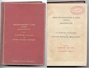 Seller image for John Hetherington & Sons limited, Manchester. Illustrated catalogue of cotton spinning machinery. for sale by Antiquariat Gallus / Dr. P. Adelsberger