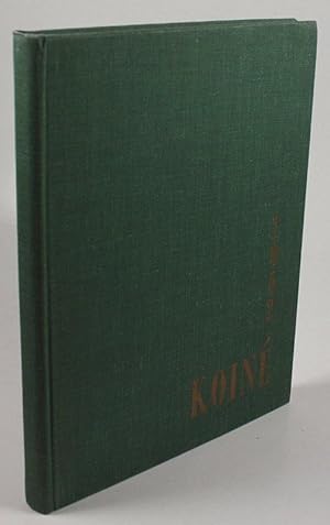 Koiné 1952 (Deckel). Conneticut College, New London, Conn.