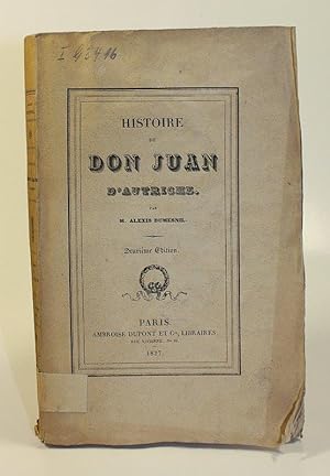 Histoire de Don Juan d'Autriche.