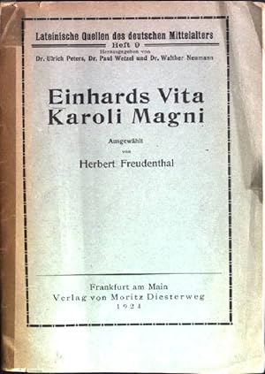 Seller image for Einhardts Vita Karoli Magni Lateinische Quellen des deutschen Mittelalters; 9 for sale by books4less (Versandantiquariat Petra Gros GmbH & Co. KG)