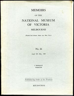 Imagen del vendedor de Queensland Harpoons And Their Distribution. Contained within the Memoirs of the National Museum, Melbourne No. 26. Issued 8th May, 1964. a la venta por Time Booksellers