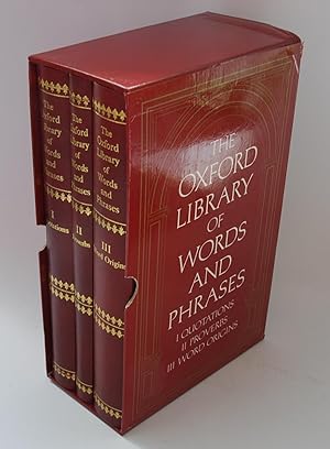 Bild des Verkufers fr The Oxford Library of Words and Phrases. 3 Bde. (Bd I: The Concise Oxford Dictionary of Quotations. Second edition. Bd II: Proverbs. Bd III: Word Origins zum Verkauf von Antiquariat Biebusch