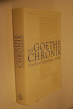 Bild des Verkufers fr Die Goethe-Chronik. von zum Verkauf von Antiquariat Biebusch