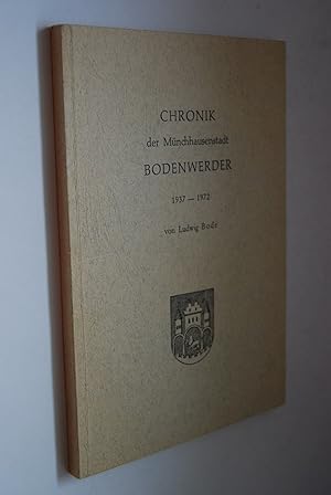 Seller image for Nachtrag zur Chronik der Mnchhausenstadt Bodenwerder: 1937 - 1972. von for sale by Antiquariat Biebusch