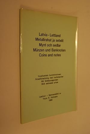 Lettland. Münzen und Banknoten