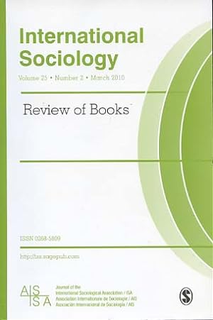 Seller image for Review of Books; International Sociology, Volumne 25, Number 2, March 2010 International sociology : journal of the International sociological association for sale by Versandantiquariat Ottomar Khler