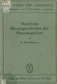 Imagen del vendedor de Natrliche Rassengeschichte der Haussugetiere - Bcherei fr Landwirte a la venta por Schueling Buchkurier