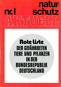 Seller image for Rote Liste der gefhrdeten Tiere und Pflanzen in der Bundesrepublik Deutschland. Reihe: Naturschutz aktuell, Heft 1. 3. unernderte Auflage for sale by Schueling Buchkurier