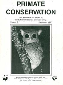 Imagen del vendedor de Primate Conservation Nr. 8, Sept. 1987, The Newsletter and Journal of the IUCN/SSC Primate Specalist Group a la venta por Schueling Buchkurier