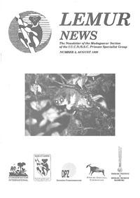 Imagen del vendedor de Lemur News. The Newsletter of the Madagascar Section of the IUCN/SSC Primate Specialist Group. Number 3, August 1998 a la venta por Schueling Buchkurier