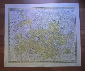 Mappa Geographica exhibens Principatum Brandenburgico Onolsbacensem, una cum finitimis Regionibus...
