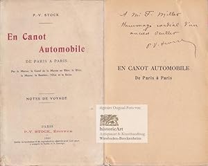 Seller image for En Canot Automobile de Paris  Paris, par la Marne, le Canal de la Marne au Rhin, le Rhin, la Meuse, la Sambre, l'Oise et la Seine. Notes de Voyage for sale by historicArt Antiquariat & Kunsthandlung