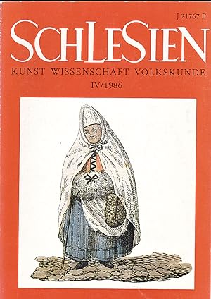Bild des Verkufers fr Schlesien, Kunst, Wissenschaft, Volkskunde, 4 / 1986 zum Verkauf von Versandantiquariat Karin Dykes