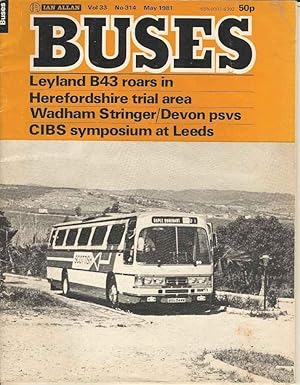 Image du vendeur pour Buses May 1981. Vol 33. No. 314 Vol. 32 mis en vente par Joy Norfolk, Deez Books