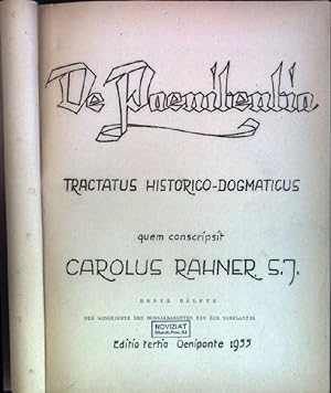 De Paenitentia: tractatus historico-dogmaticus; 1. Hälfte: Die Geschichte des Bußsakramentes bis ...