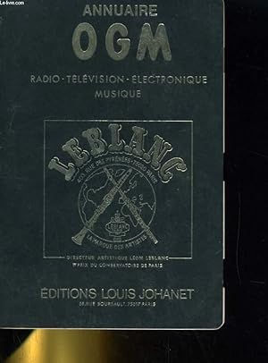 Seller image for L'EDITION 1981 DE L'ANNUAIRE OGM (OFFICE GENERAL DE LA MUSIQUE) for sale by Le-Livre