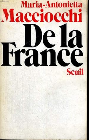 Imagen del vendedor de De la France a la venta por Le-Livre