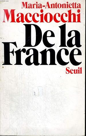 Image du vendeur pour De la France mis en vente par Le-Livre
