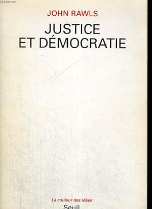 Bild des Verkufers fr Justice et dmocratie zum Verkauf von Le-Livre