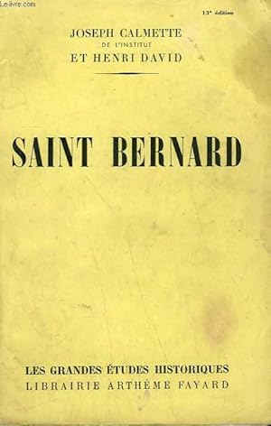 Image du vendeur pour SAINT BERNARD. mis en vente par Le-Livre