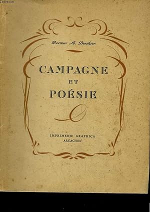 Seller image for CAMPAGNE ET POESIE for sale by Le-Livre